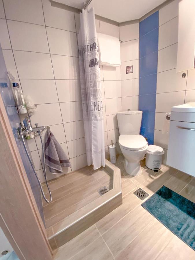 A Wonderful Apartment In Front Of The Sea! Peraía Eksteriør bilde